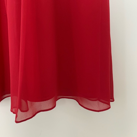 Bill Levkoff red dress - Picture 4 of 8